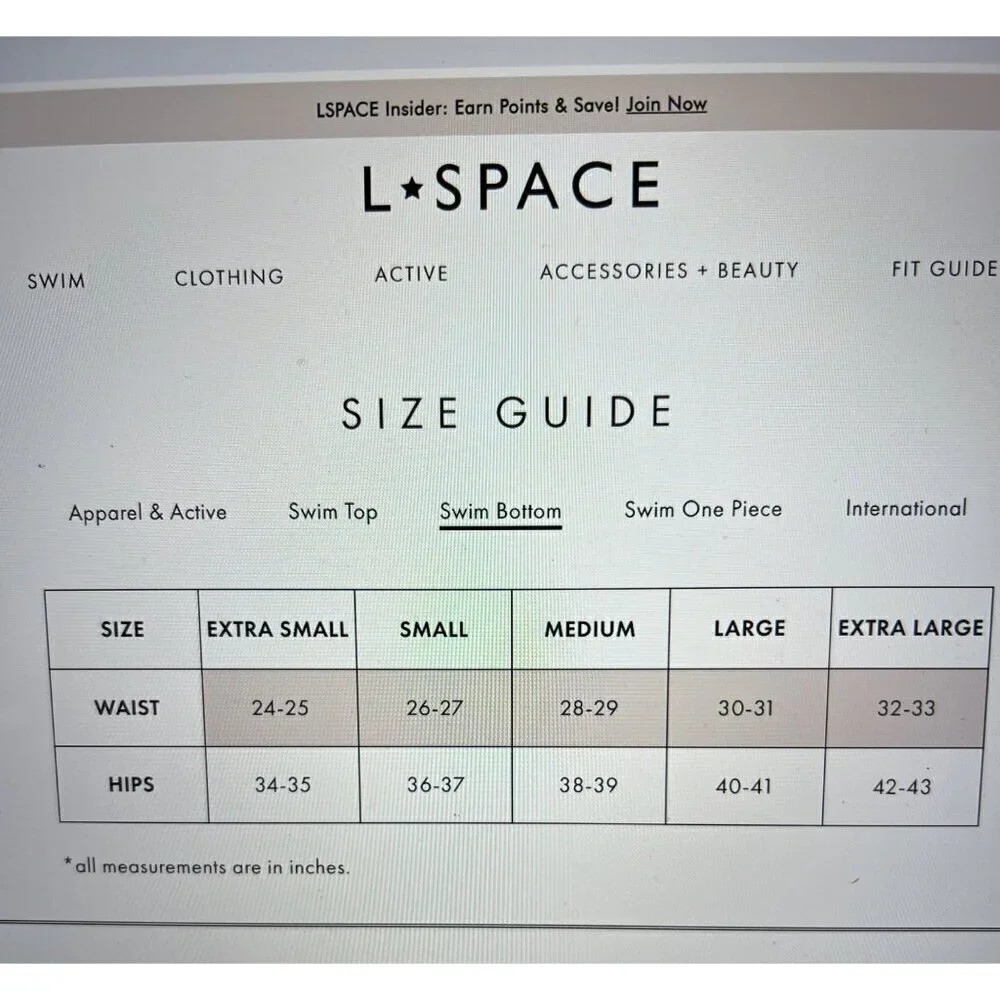 L*Space Women’s Luca Sunburst Bikini Bottom Bitsy Cut Multicolor Size XL New